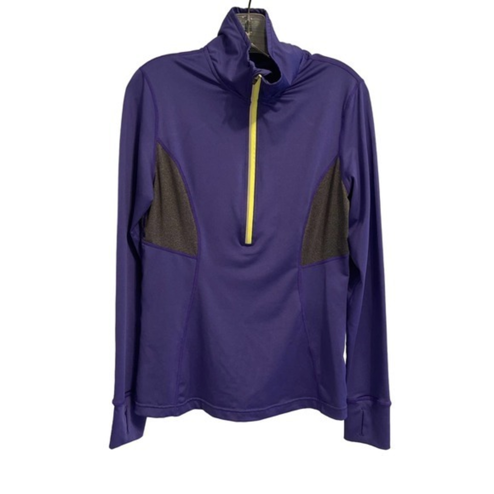 MPG Mondetta Performance Gear‎ Purple Half Zip Pullover Medium Preowned